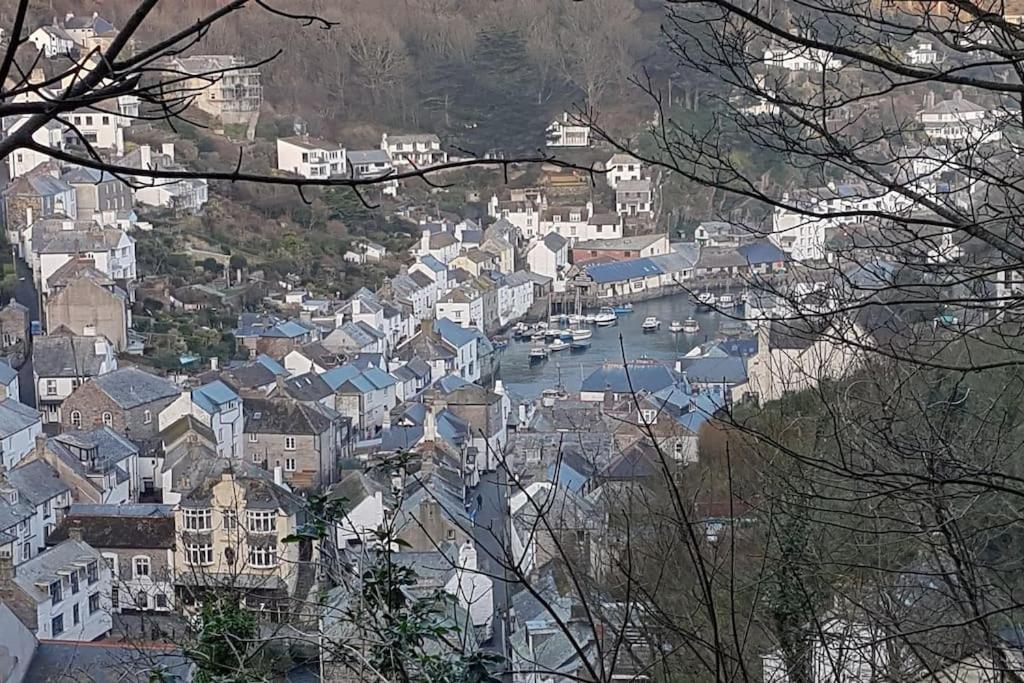 Bijou Coastal Apartment In Polperro With Hot Tub Onsite Parking Downhill Walk To Village Extérieur photo