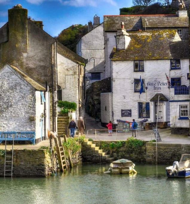 Bijou Coastal Apartment In Polperro With Hot Tub Onsite Parking Downhill Walk To Village Extérieur photo